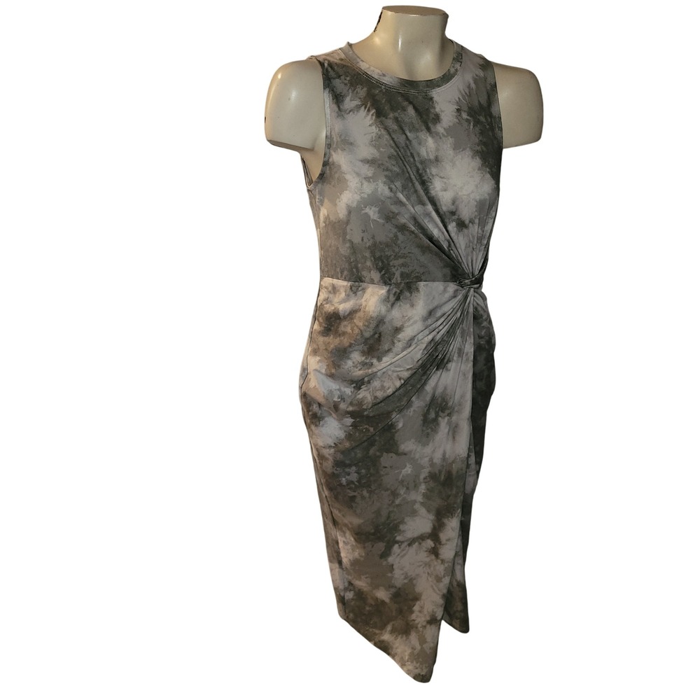 Nine Britton Tie Dye Twist Front Sleeveless Midi S designer sexy‎ luxury formal